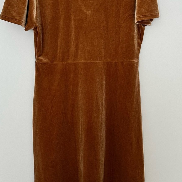 Madewell Velvet V-Neck Flutter Sleeve Dress size Large - Picture 11 of 14